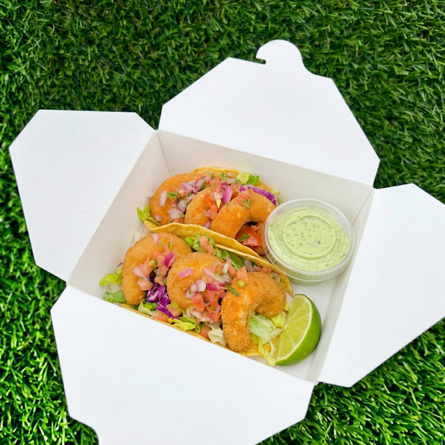 Crispy Shrimp Tacos.
